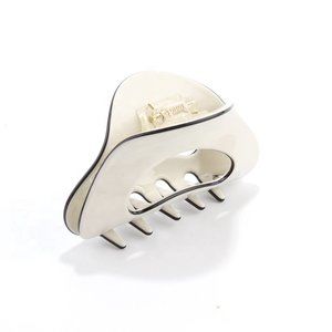 💲Final💲 Oval off-white hair claw clip clamp - Minimalist hair accessories NEW